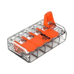 CONECTOR WAGO 5P P/CABOS ATE 4MM